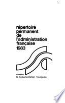 Répertoire permanent de l'administration française