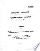 Répertoire permanent de l'administration française