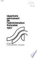 Répertoire permanent de l'administration française