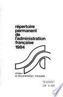 Répertoire permanent de l'administration française