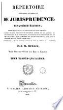 Répertoire universel et raisonné de jurisprudence