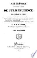 Répertoire universel et raisonné de jurisprudence