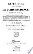 Répertoire universel et raisonné de jurisprudence