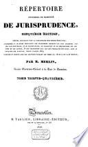 Répertoire universel et raisonné de jurisprudence