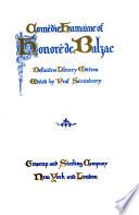 Répetoire de la Comédie humaine de H. de Balzac