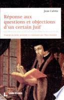 Réponse aux questions et objections d'un certain juif