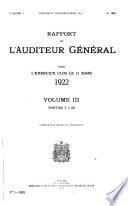 Report of the Auditor General for the Year Ended March 31 ...