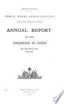 Report of the Engineer in Chief