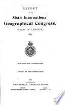 Report of the ... International Geographical Congress