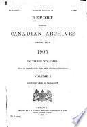 Report - Public Archives of Canada