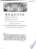 Requête pour le Sieur Boyer, contre le Sieur Tort