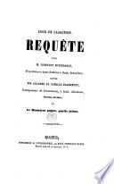 Requête pour M. Constant Boterdaele ... demandeur, contre Mm. Léandre et Camille Eggermont ... défendeurs. Parties civiles; et le Ministère public, partie jointe