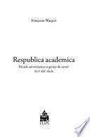 Respublica academica