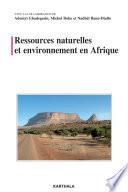 Ressources naturelles et environnement en Afrique