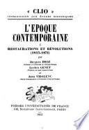 Restaurations et révolutions (1815-1871)