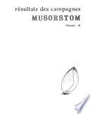 Résultats des campagnes MUSORSTOM.