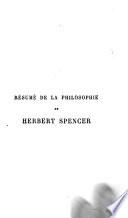 Résumé de la philosophie de Herbert Spencer