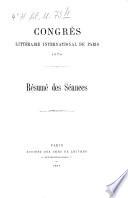 Résumé des séances