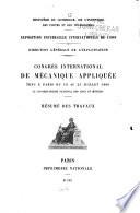 Résumé des travaux