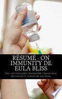 Résumé - On Immunity de Eula Bliss