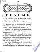 Résumé pour le sieur de La Fond de La Rolle ; Contre le sieur Chalandon...- (Signé Guillin de Pougelon, Avocat)