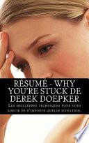 Résumé - Why You're Stuck de Derek Doepker