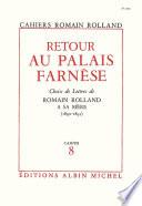 Retour au palais Farnèse