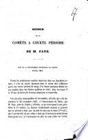 Retour de la comète à courte période de m. Faye