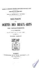 Réunion des sociétés des beaux-arts des départements ...