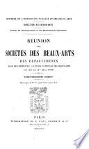 Réunion des sociétés des beaux-arts des départements ...