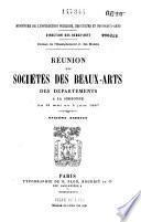 Réunion des sociétés savantes des départements à la Sorbonne