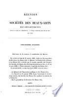 Réunion des sociétés savantes des départements à la Sorbonne