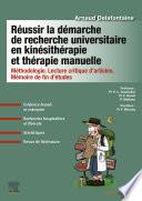 Réussir la démarche de recherche universitaire en kinésithérapie et thérapie manuelle