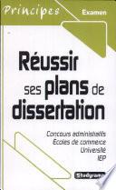 Réussir ses plans de dissertation