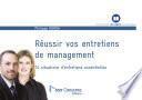 Réussir vos entretiens de management
