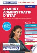 Réussite Concours - Adjoint Administratif d'Etat - Catégorie C - 2021- Préparation complète