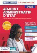 Réussite Concours - Adjoint Administratif d'Etat - Catégorie C - 2022- Préparation complète