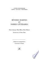 Rêveries marines et formes littéraires