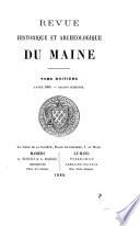 Review historique et archeologique du Maine