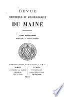Review historique et archeologique du Maine