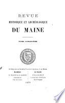 Review historique et archeologique du Maine