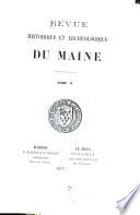Review historique et archeologique du Maine