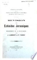 Revision des Echinides jurassiques de department de la Haute-Marne