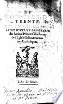 Révision du Concile de Trente