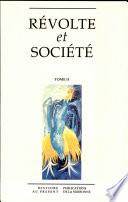 Révolte et société