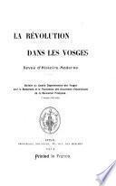 Révolution dans les Vosges