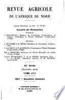 Revue Agricole de l'Afrique du Nord