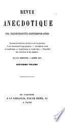 Revue anecdotique des excentricités contemporaines