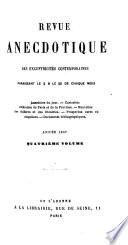 Revue anecdotique des lettres et des arts
