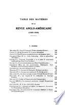 Revue anglo-américaine